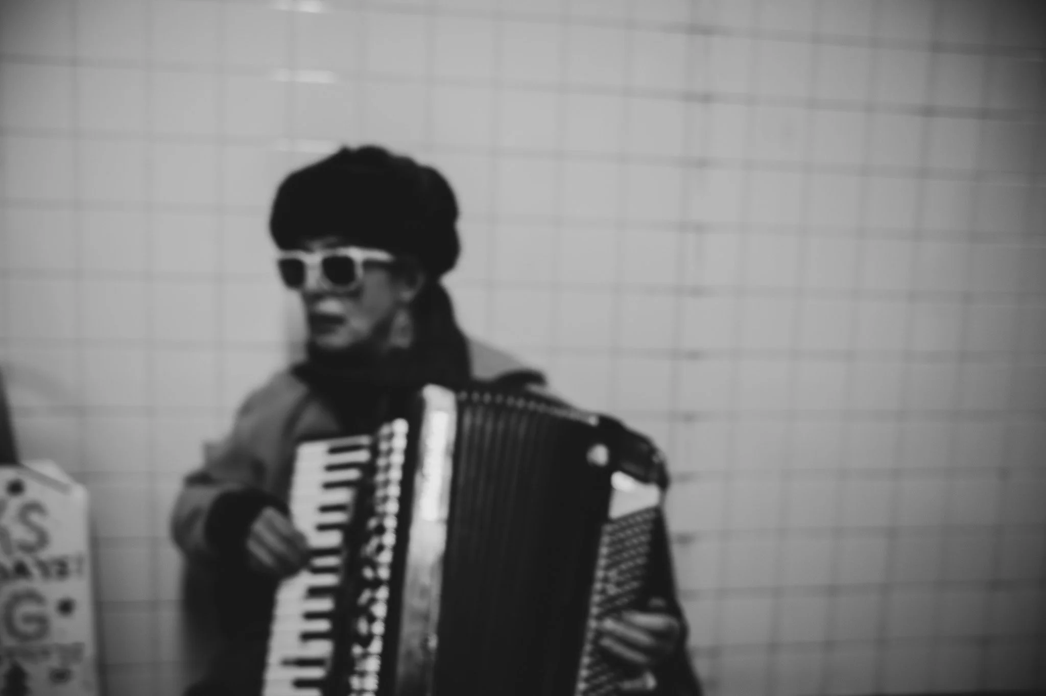 Subway performer