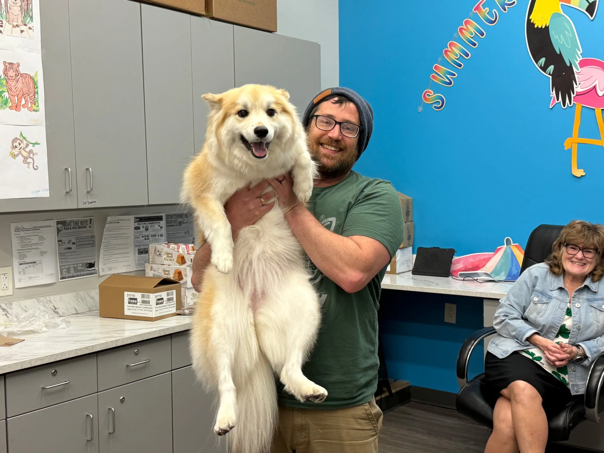 Aurora and Jake hanging out!