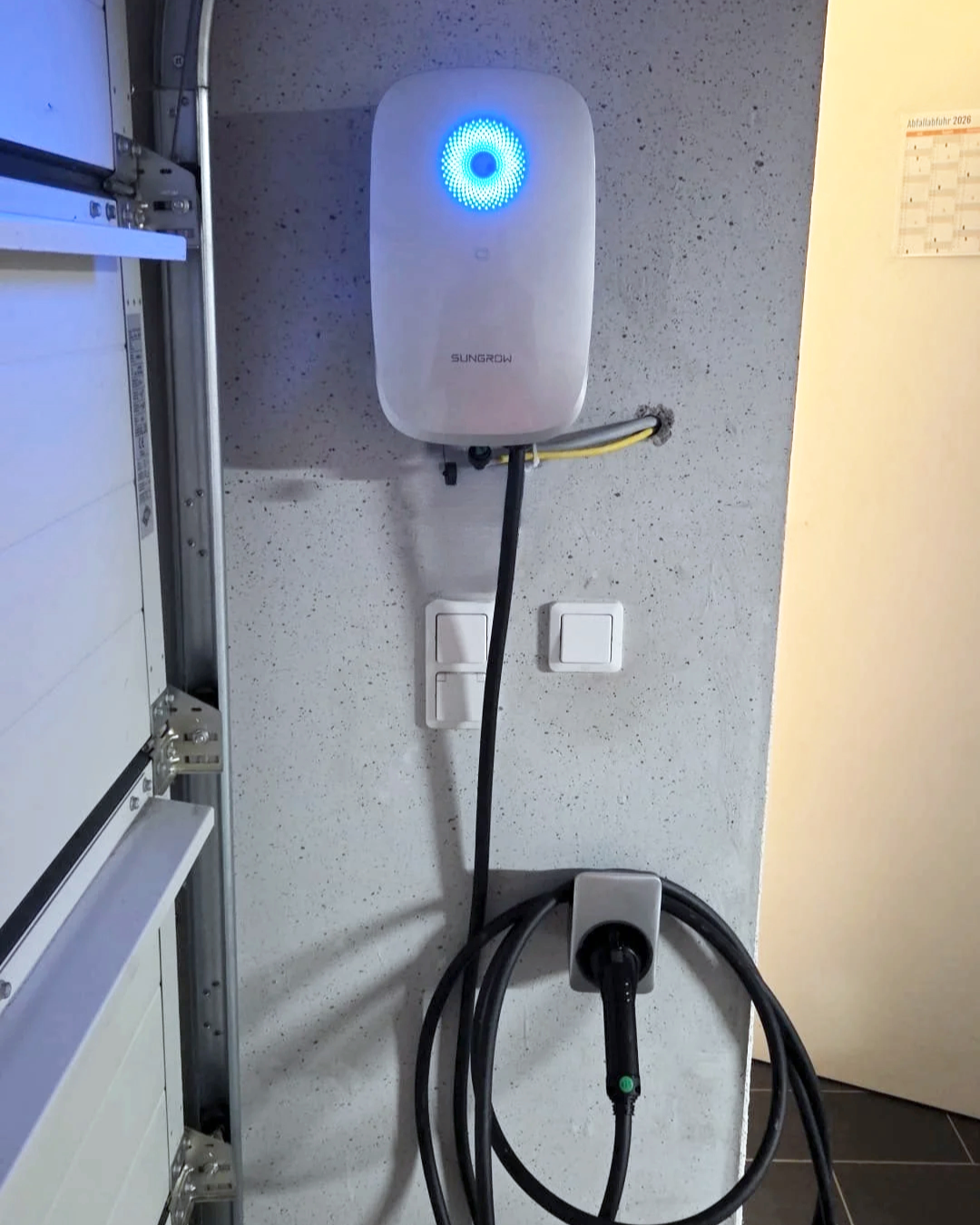 Sungrow Wallbox mit 22 kW Ladeleistung für die PV Photovoltaikanlage in Oberweier
