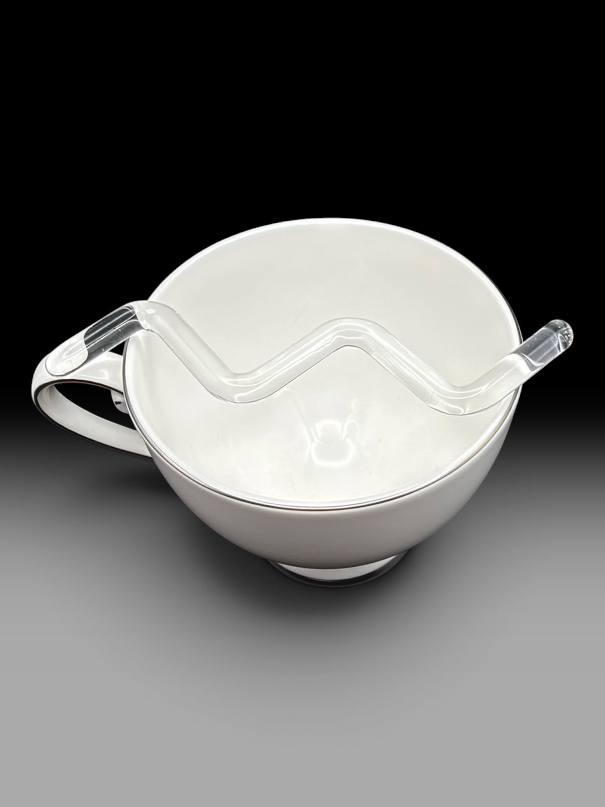 Glass coffee stir