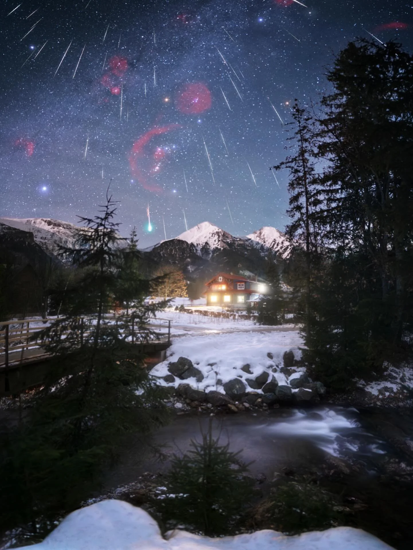Christmas Geminids wonder 🎄✨
Whenever humanity, nature, and the universe come together, they evoke a deep sense of wonder, calm, and reflection. A sky filled with stars has the power to slow time itself, bringing peace and quiet joy. We experienced 