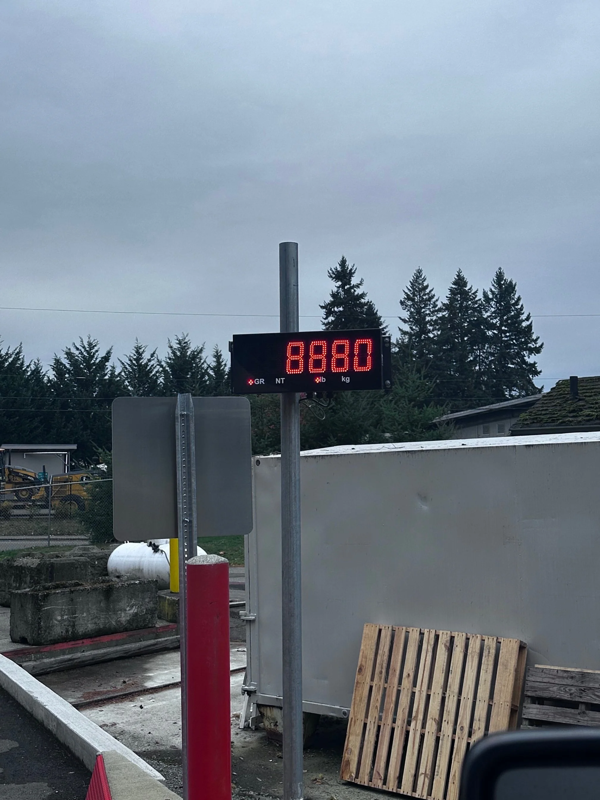 Second junk load — 1,180 lbs hauled off.