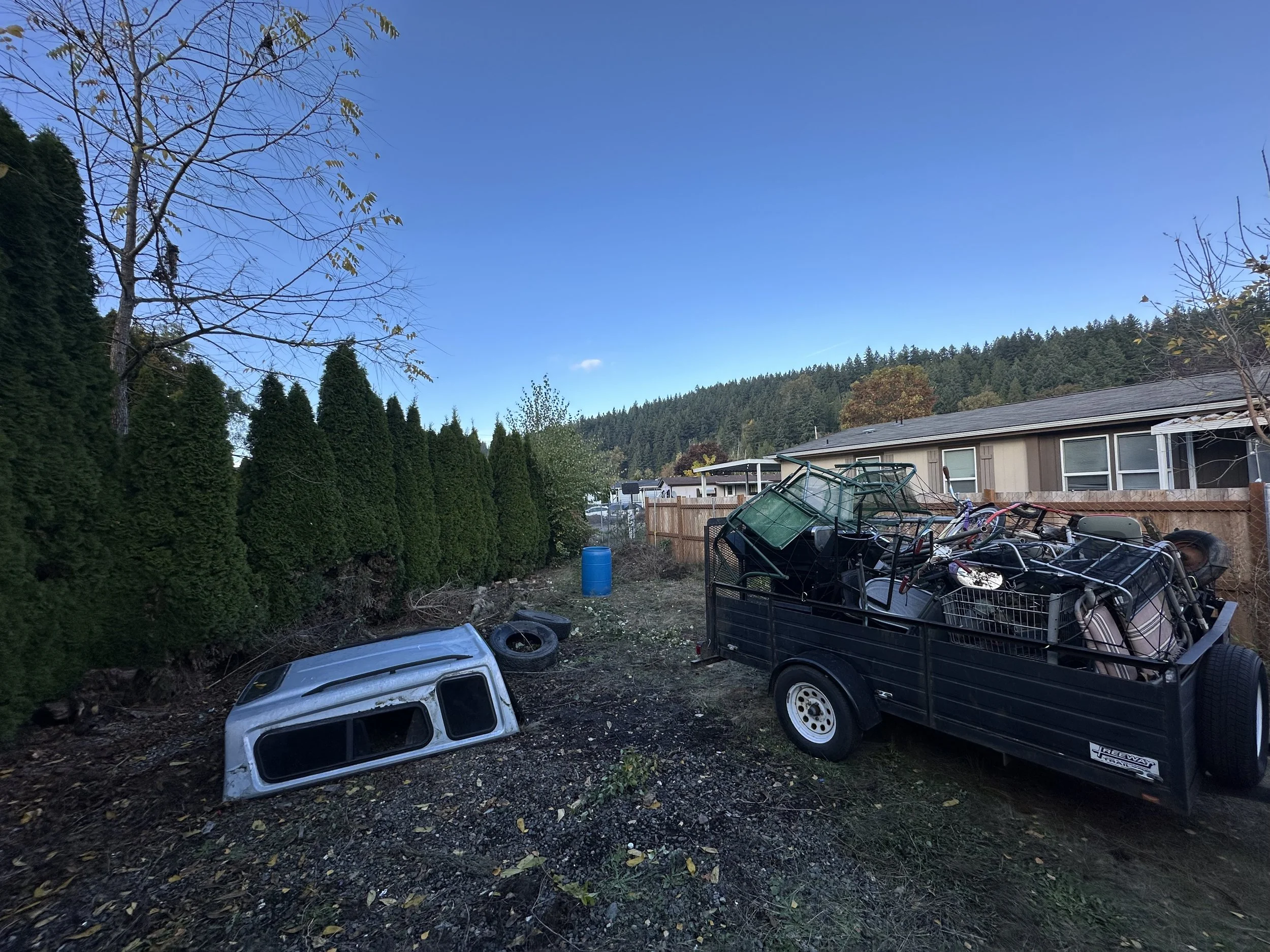 DAY 3 — End-of-day progress with the lot opening up and nearly cleared.