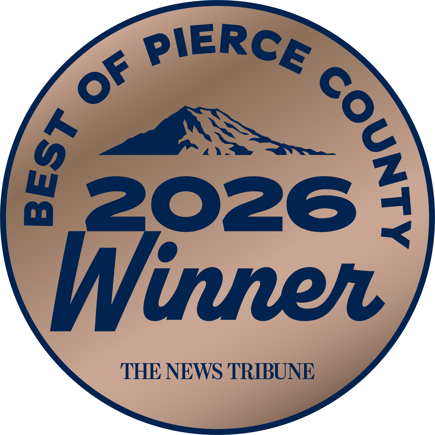 Just Ask Alex Junk Removal – 2026 Best of Pierce County Winner award badge from The News Tribune