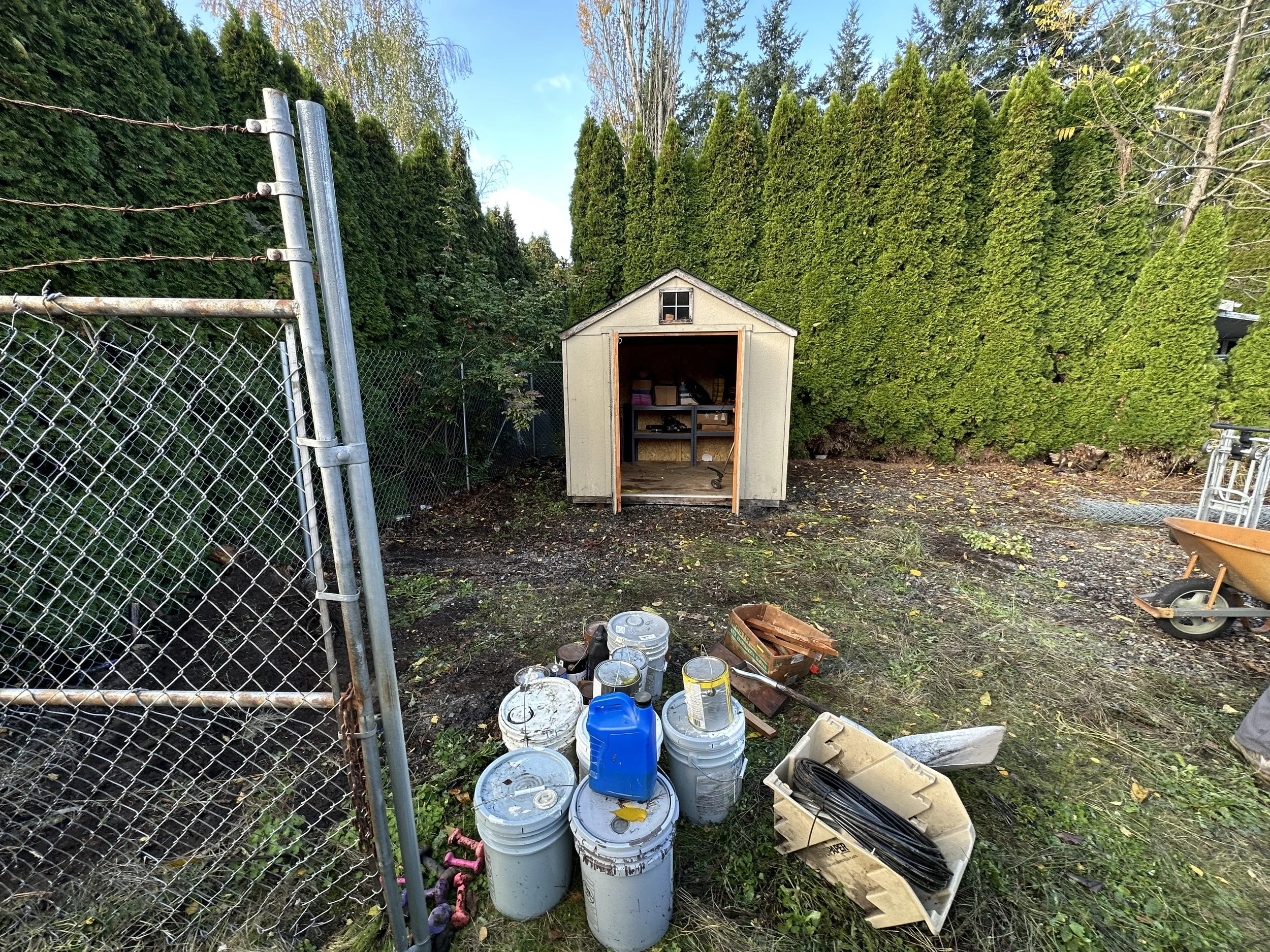 DAY 3 — Shed area almost cleared and ready for the final haul-out.