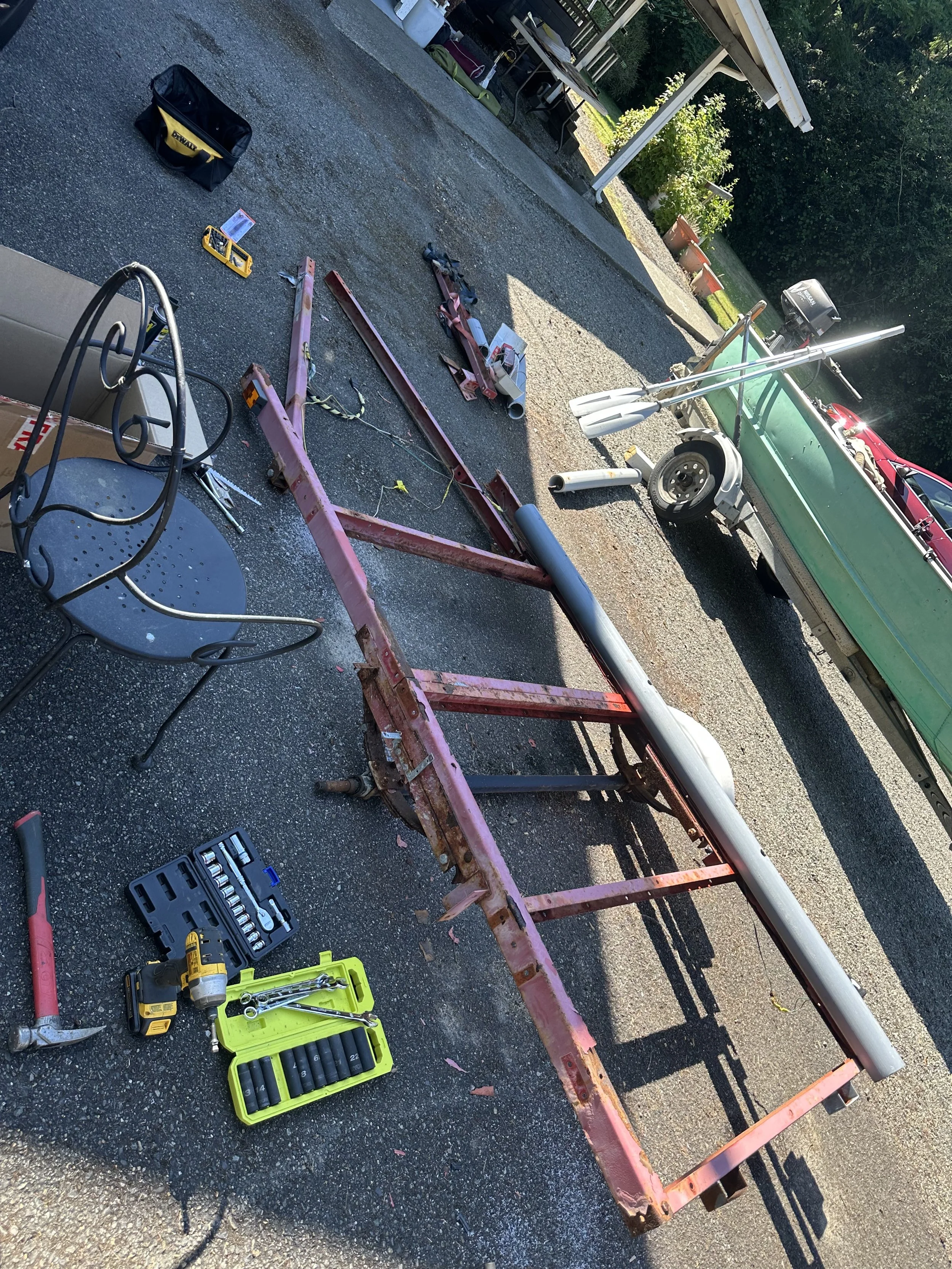 Progress trailer metal recycling Tacoma WA