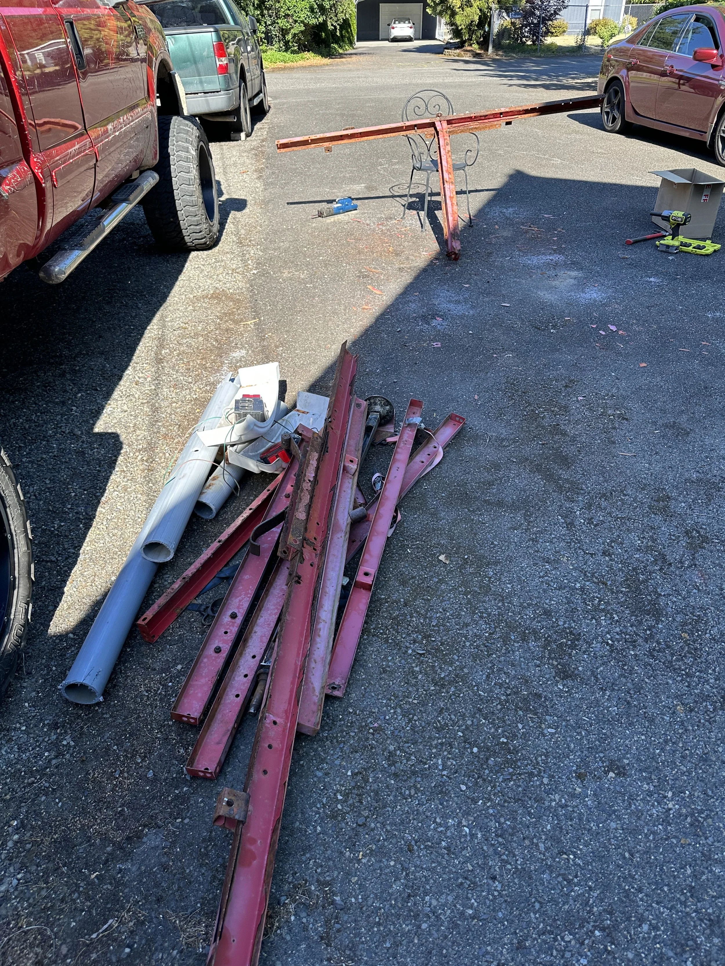 After trailer parts removed Tacoma WA