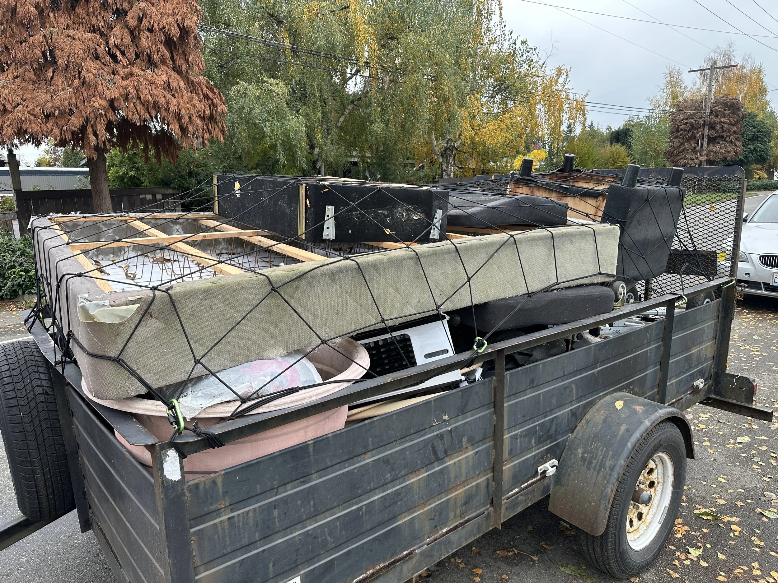 DAY 2 — End-of-day load heading out.