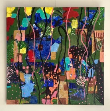 REF PT 06/2025 
"Belle et libre IV" 2025
100 x 100 cm (39.37 x 39.37  inches)
Acrylique sur toile
Prix 3000 €