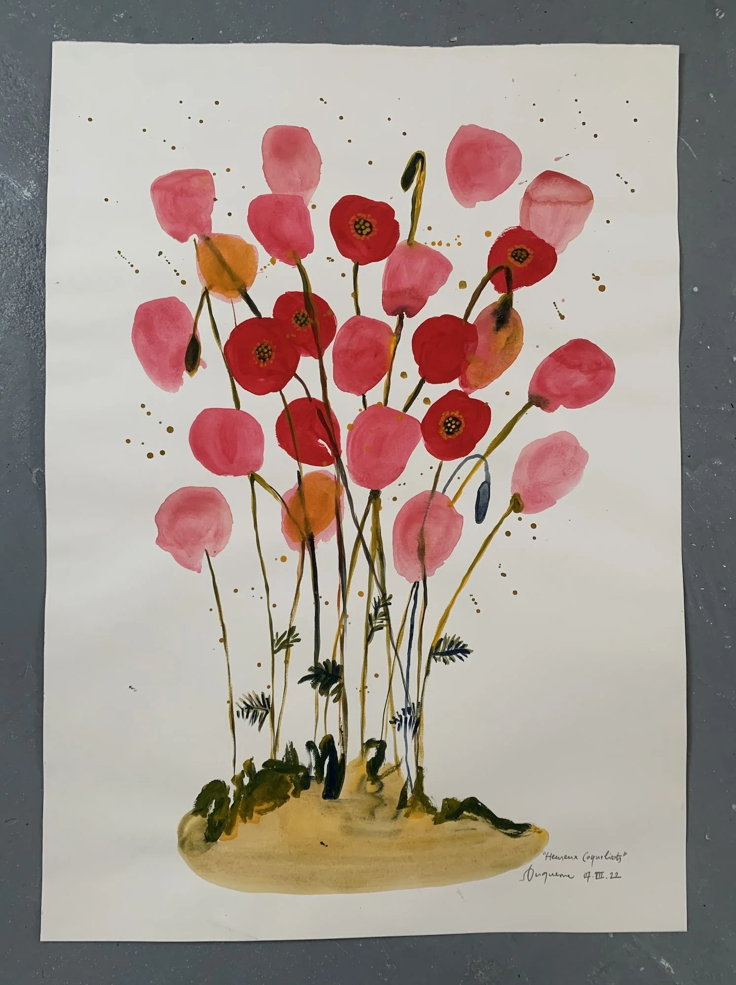 Heureux coquelicots