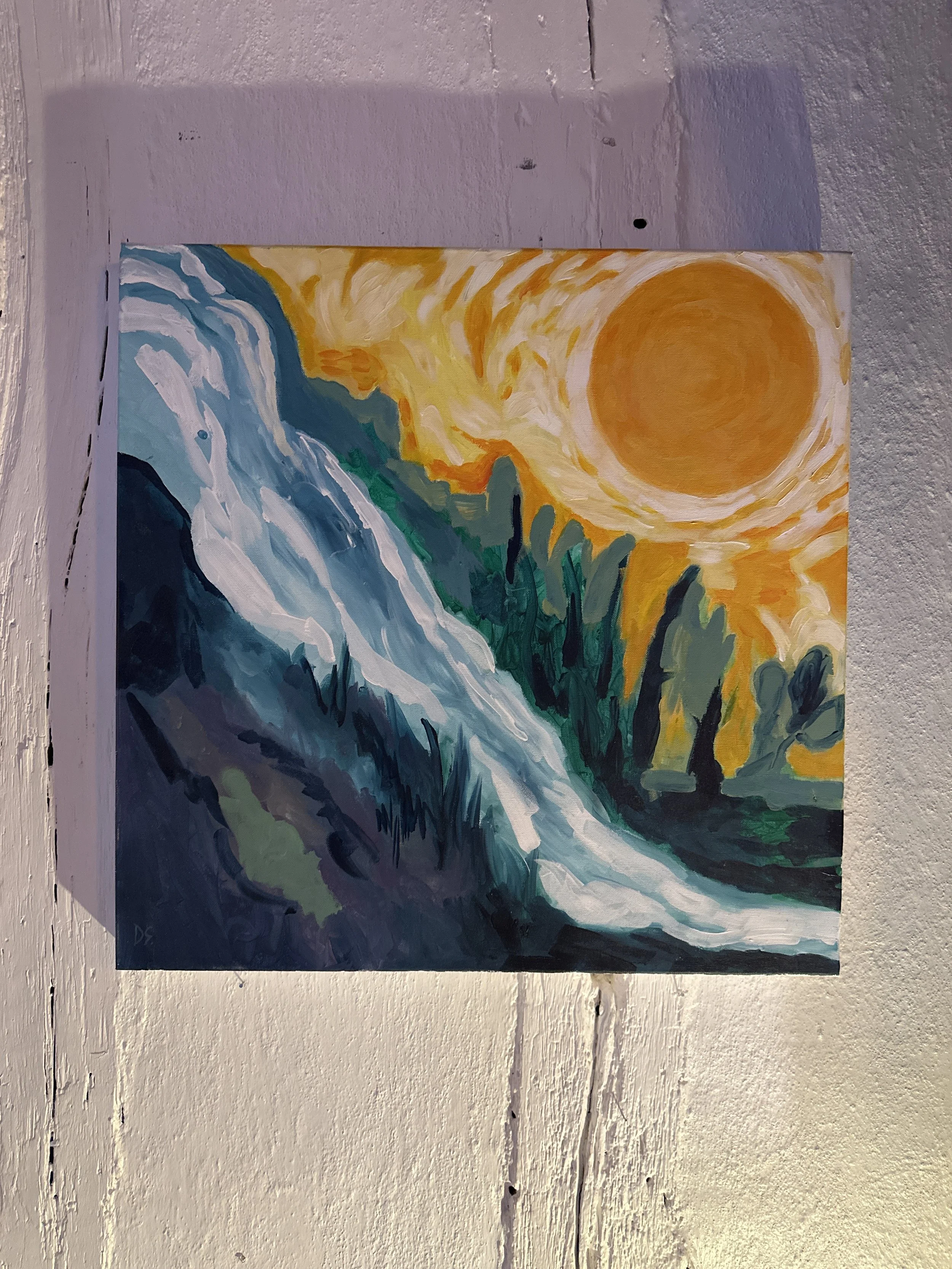 "Le torrent", oeuvre symboliste