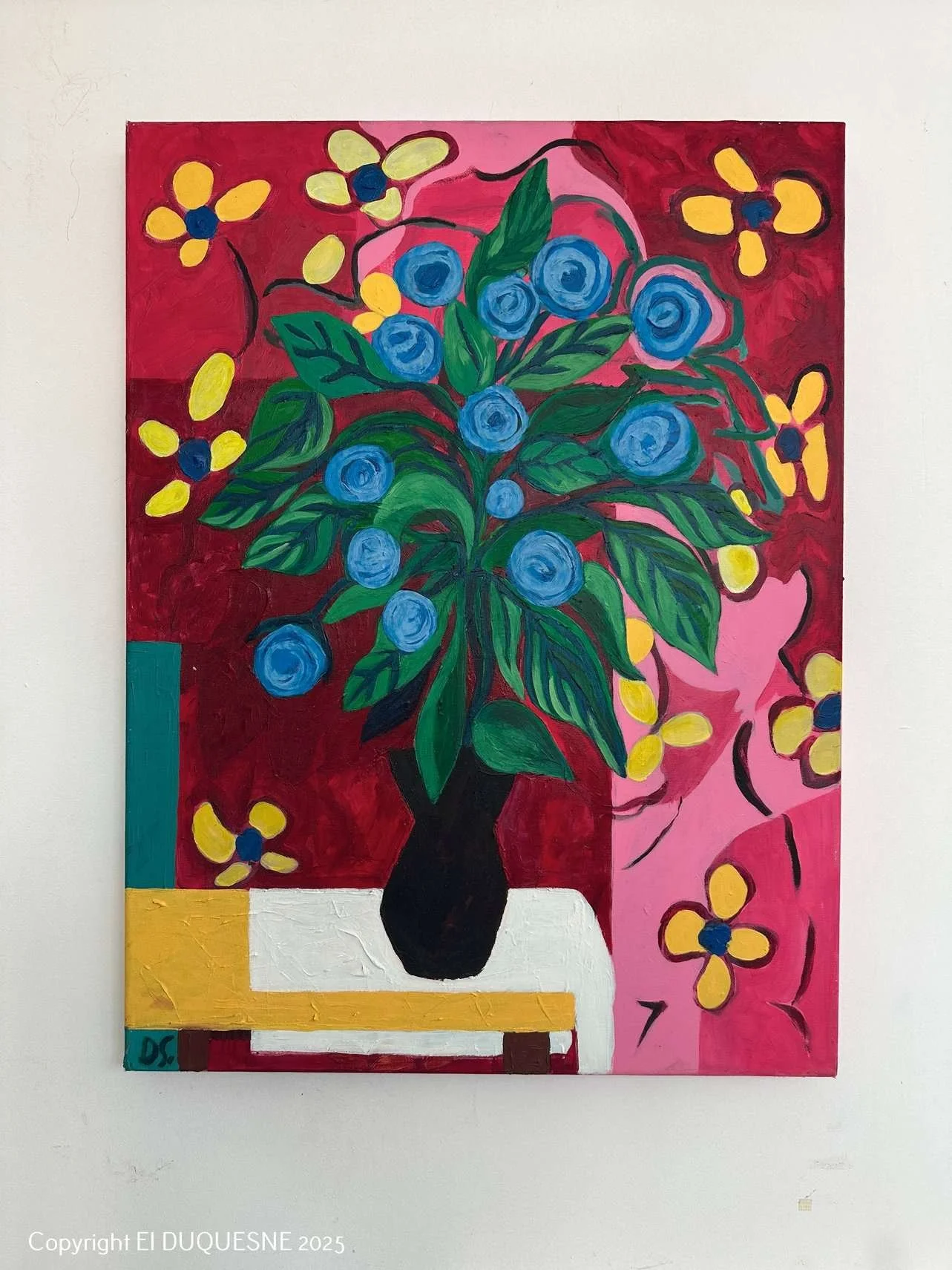 "Harmonie dynamique", Acrylique sur toile