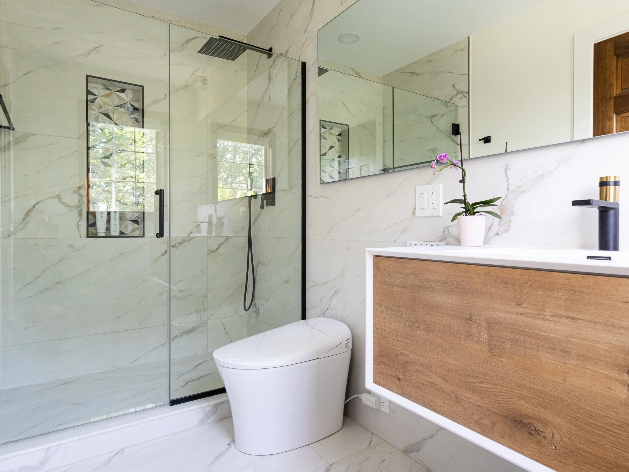 Master bathroom, Lake Zurich