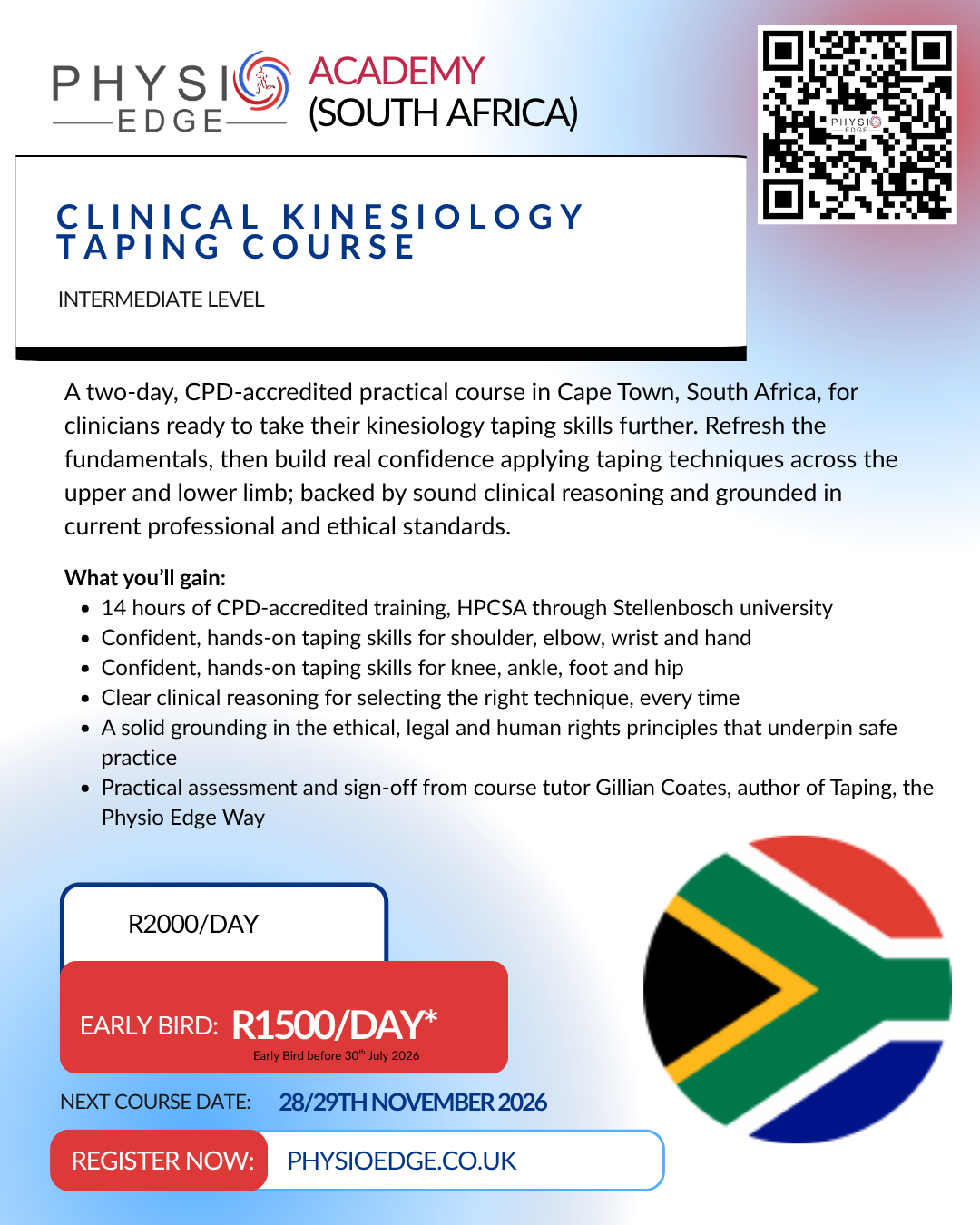 Clinical Kinesiology Taping (Intermediate) South Africa