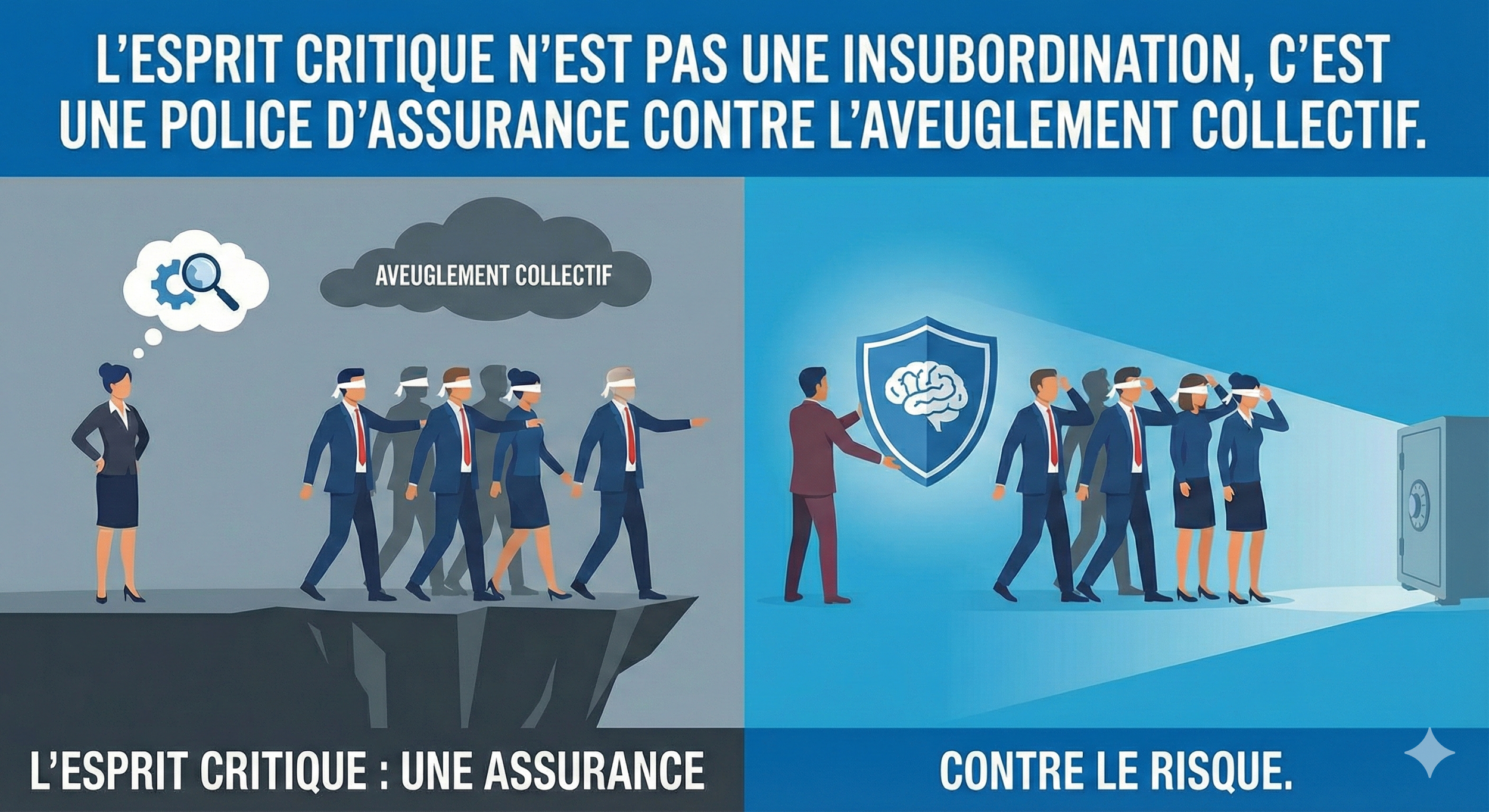 Au-delà du consensus : L'esprit critique comme bouclier stratégique des organisations