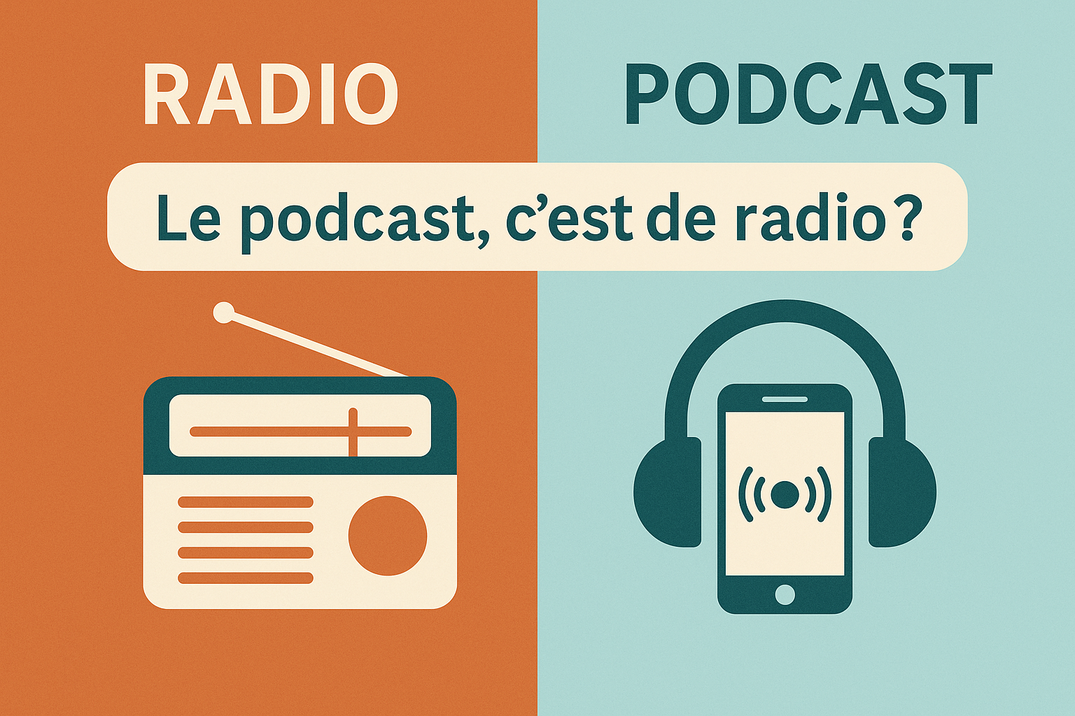 Le podcast est-il (encore) de la radio ? Et la radio, est-elle devenue du podcast ?