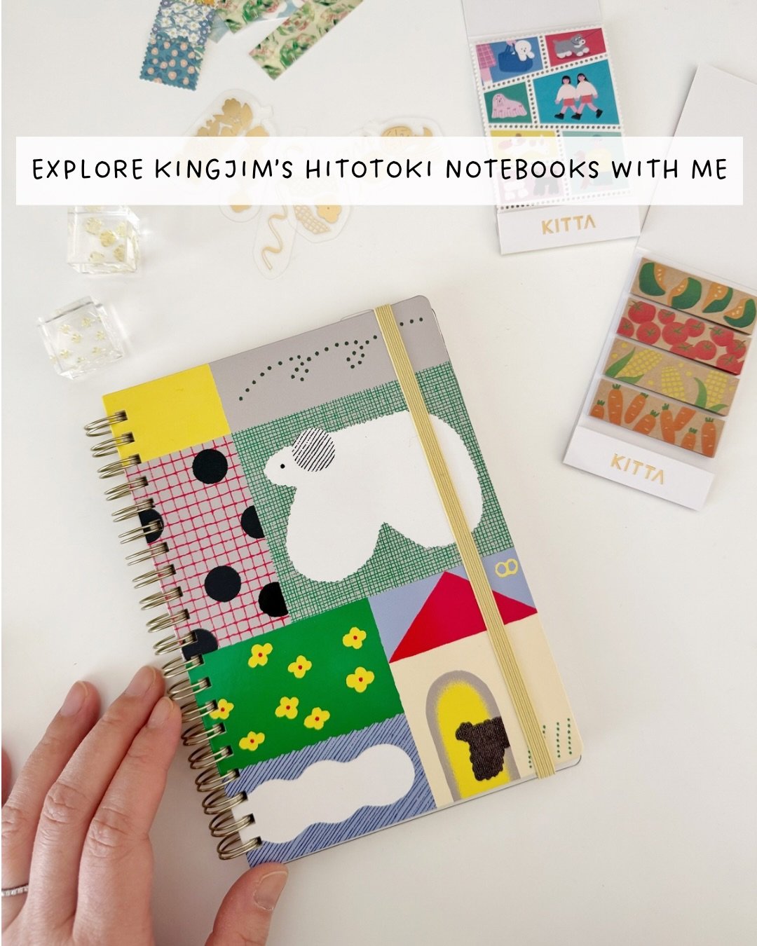 A look at @kingjimusa&rsquo;s HITOTOKI NOTE notebooks 😍

I&rsquo;ve had so much fun working with KINGJIM the past two months, and I genuinely adore their products. If you&rsquo;re looking for a fun notebook for creative journaling, you might want to