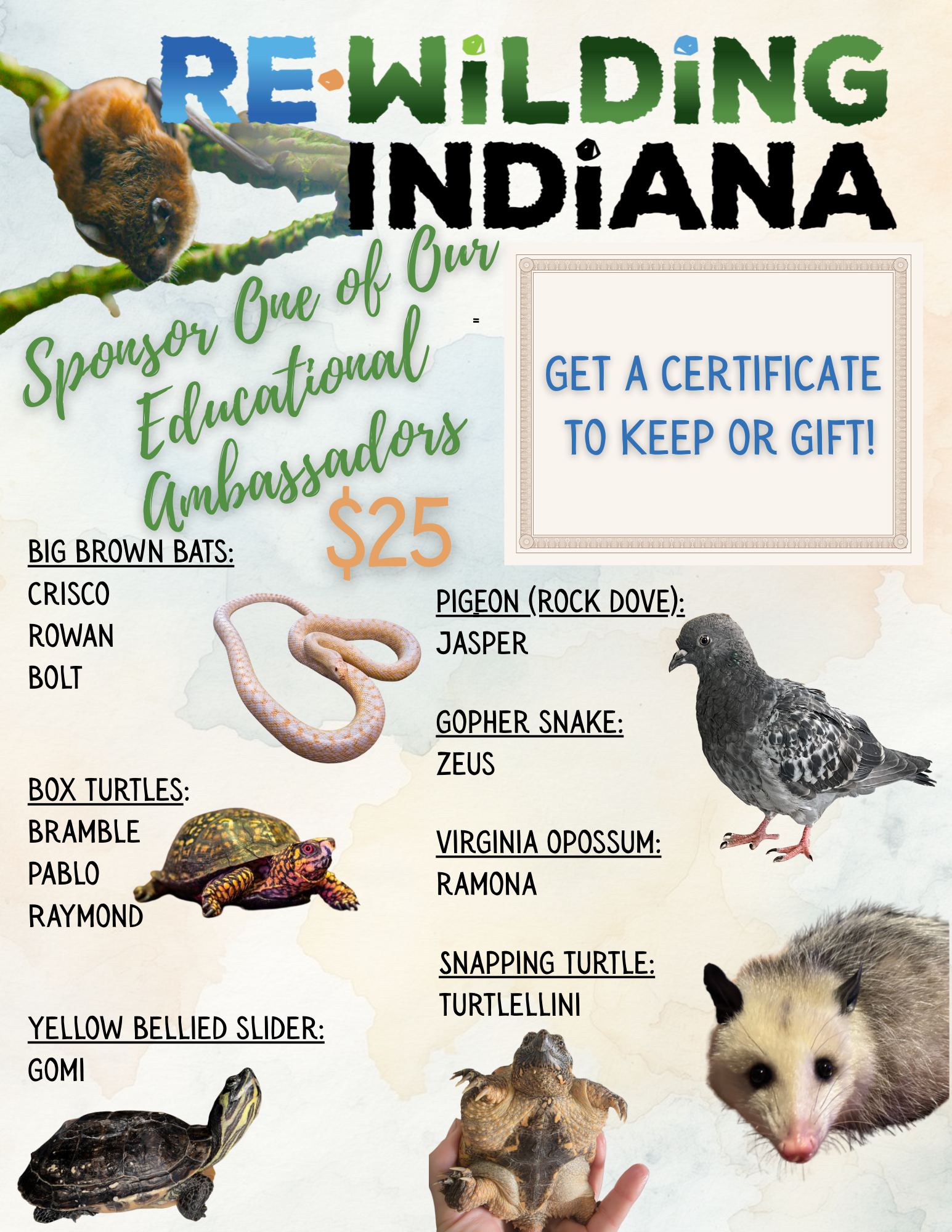 Sponsor One of Our Educational Ambassadors