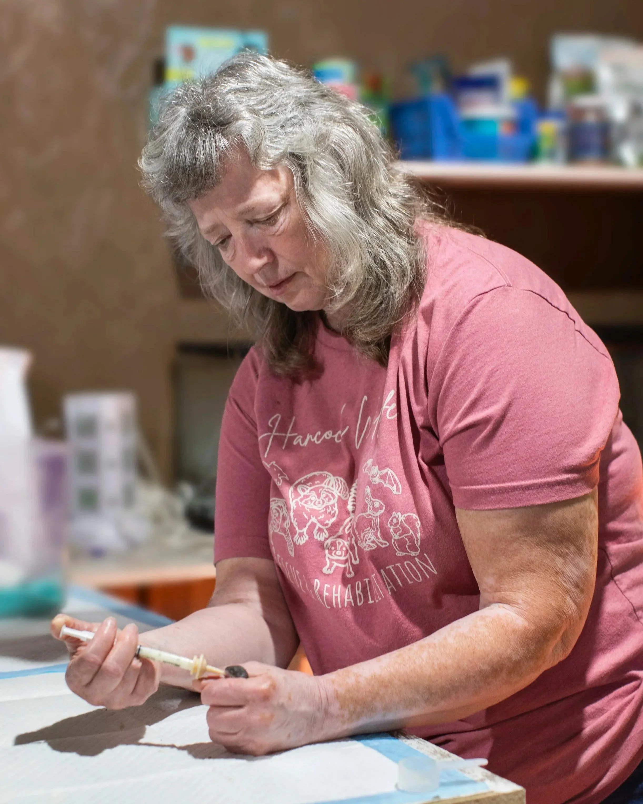 Lisa feeds baby mouse.jpg