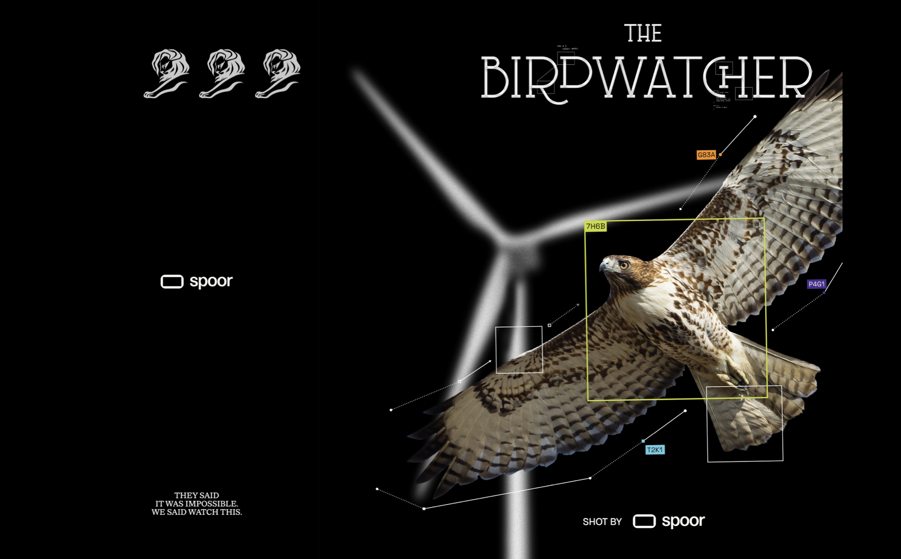 Spoor x FP7 McCann — The Birdwatcher