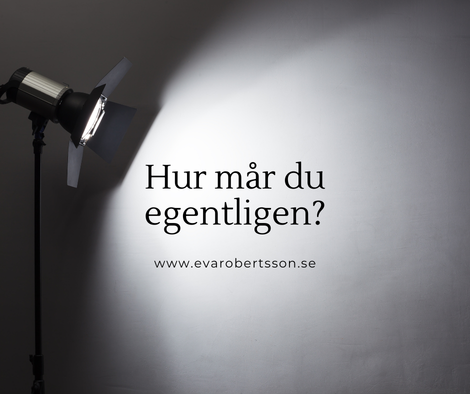 Hur mår du egentligen?