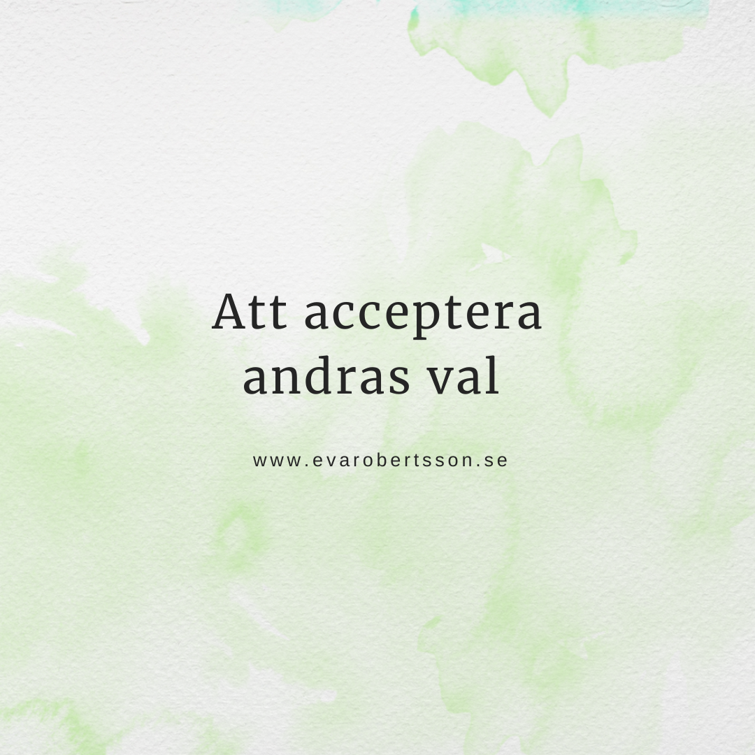 Att acceptera andras val – och stärka din egen inre trygghet