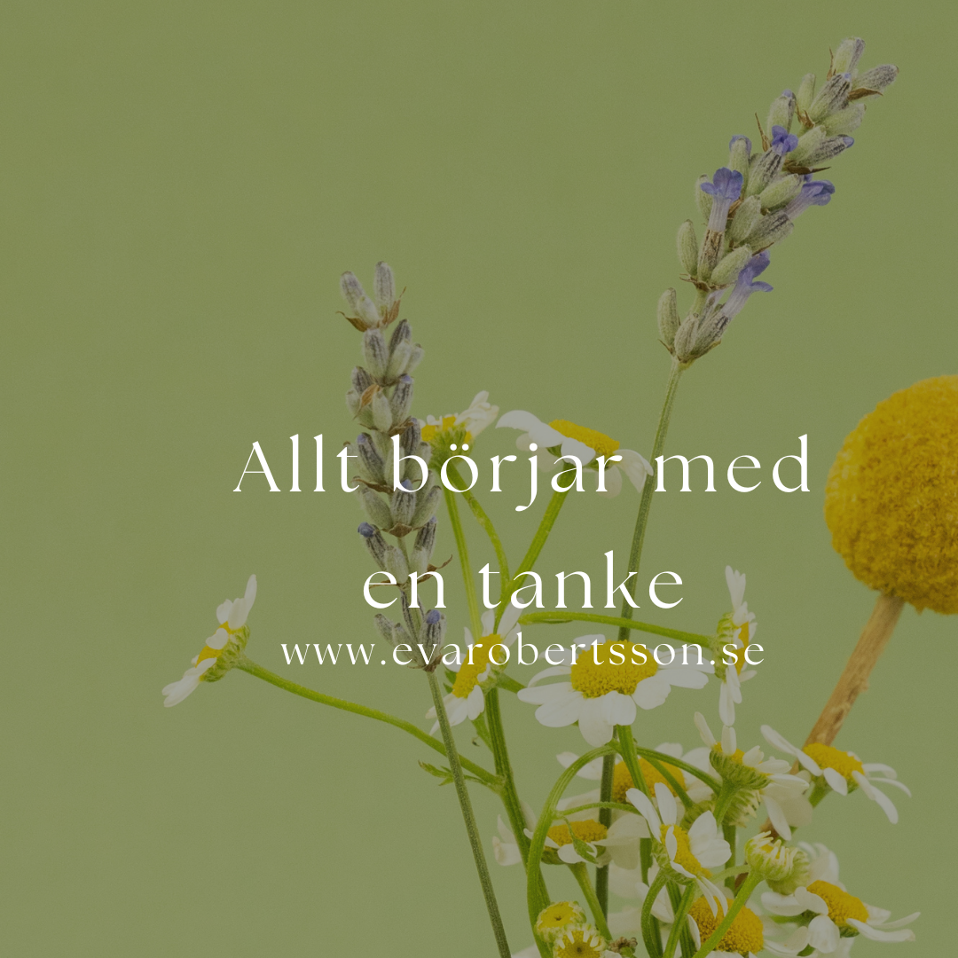 Allt börjar med en tanke
