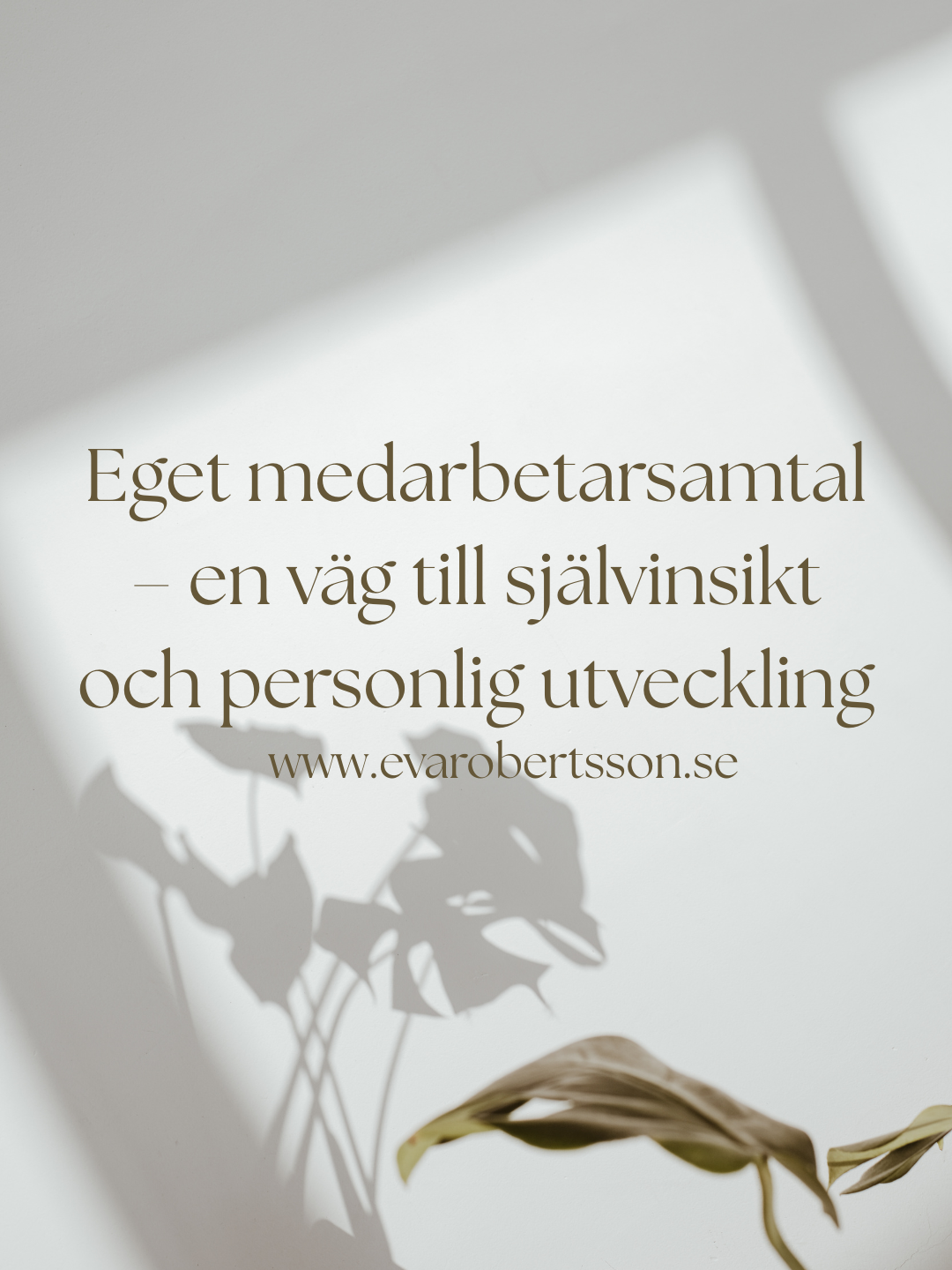 Eget medarbetarsamtal – en väg till självinsikt och personlig utveckling