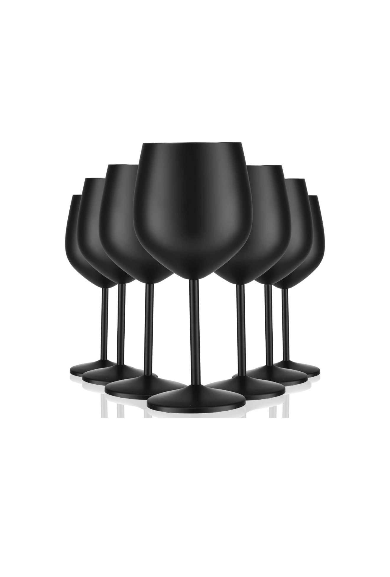 Black Wine Glass
