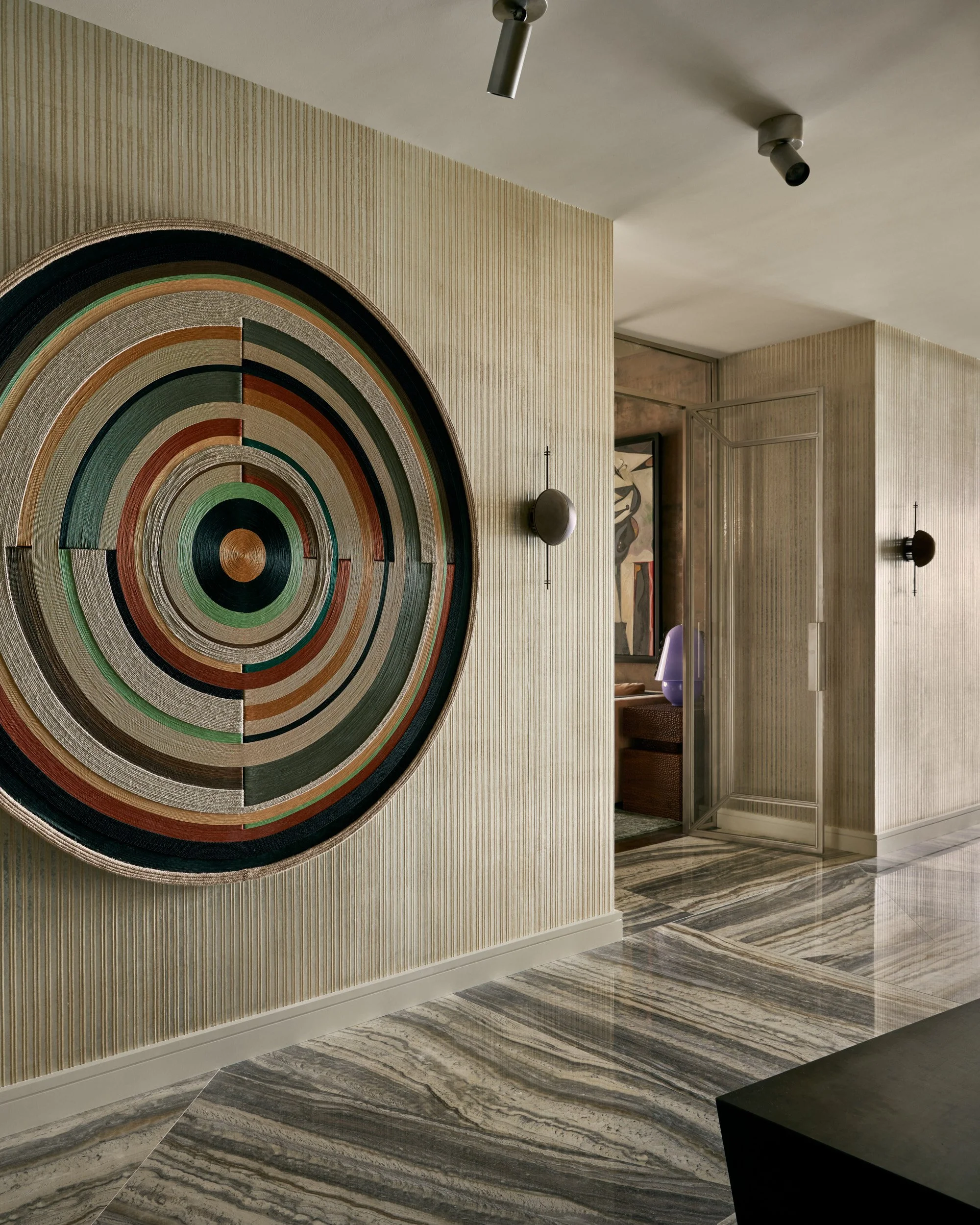 New-York-Renovations-Architecture-and-Interior-Renovation-West-18th-Entry-Circular-Wall-Art-Detail.jpg