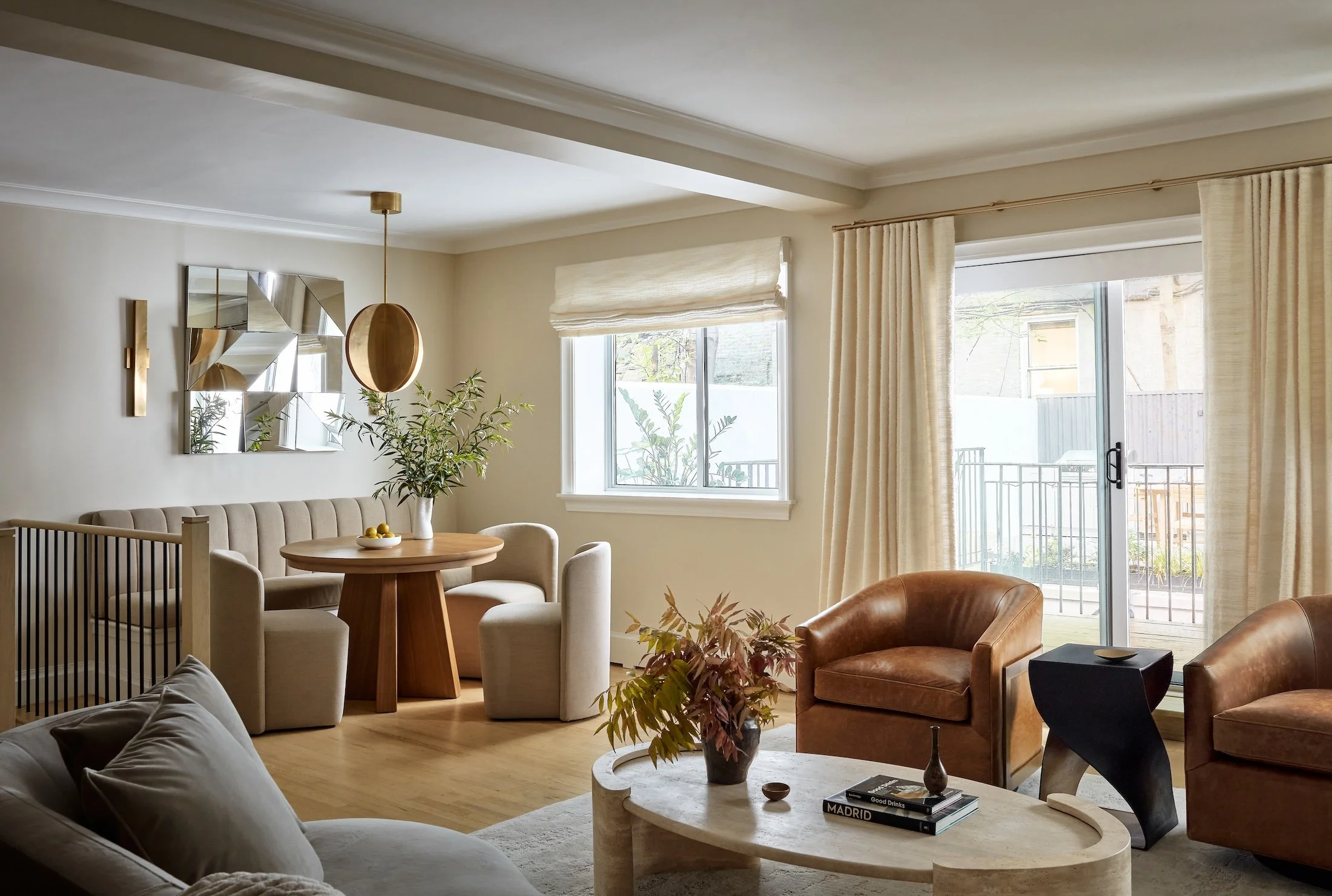 New-York-Renovations-Architecture-and-Interior-Renovation-West-22nd-Living-Dining-Area-Leather-Chairs-Balcony-Door.jpg