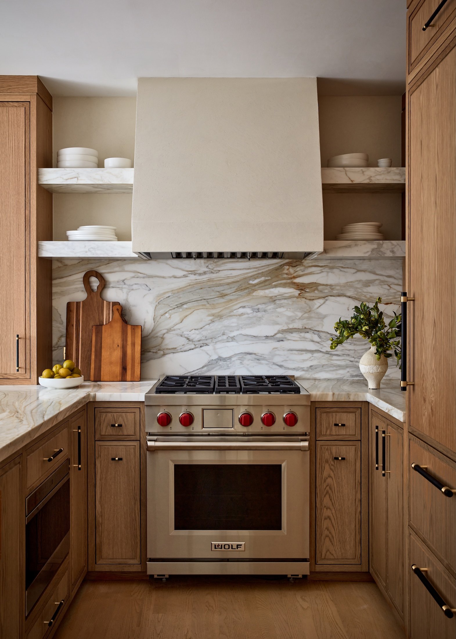 New-York-Renovations-Architecture-and-Interior-Renovation-West-22nd-Kitchen-Range-Wolf-Stove-Marble-Backsplash-Plaster-Hood.jpg