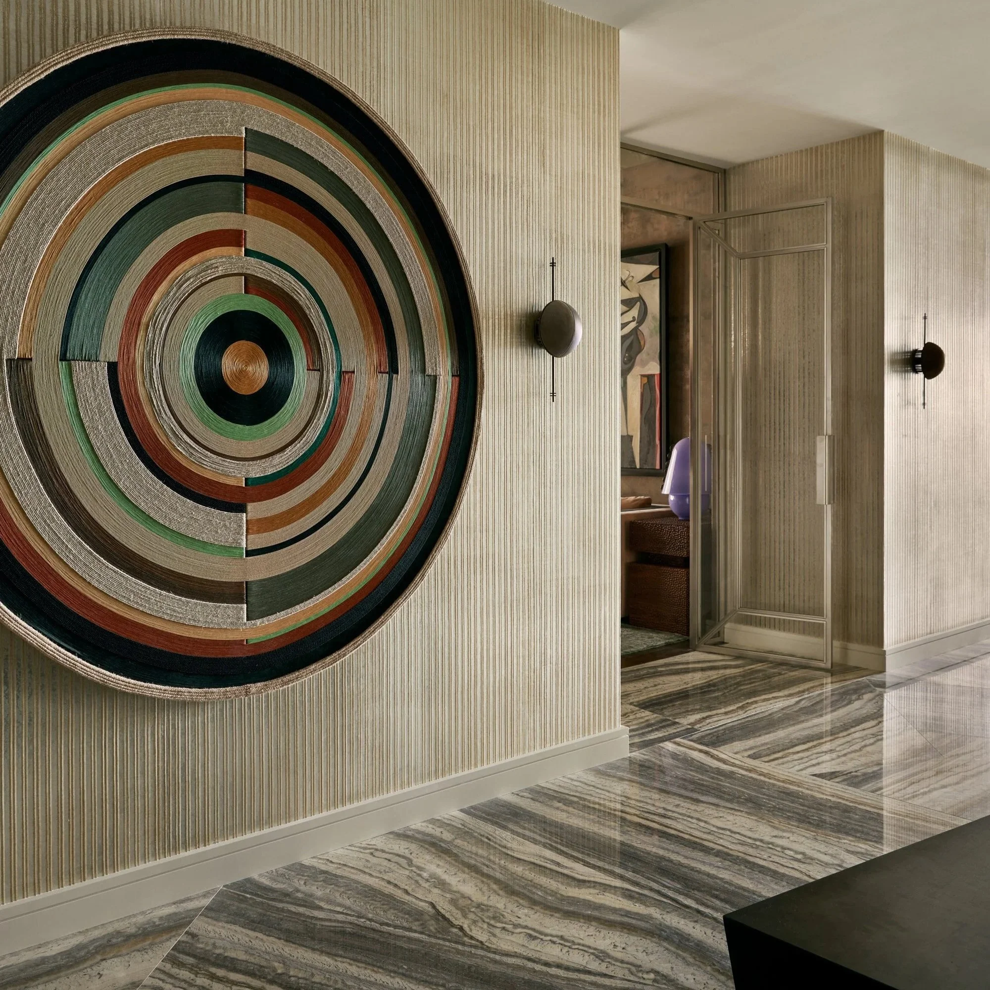 New-York-Renovations-Architecture-and-Interior-Renovation-West-18th-Entry-Circular-Wall-Art-Detail.jpg