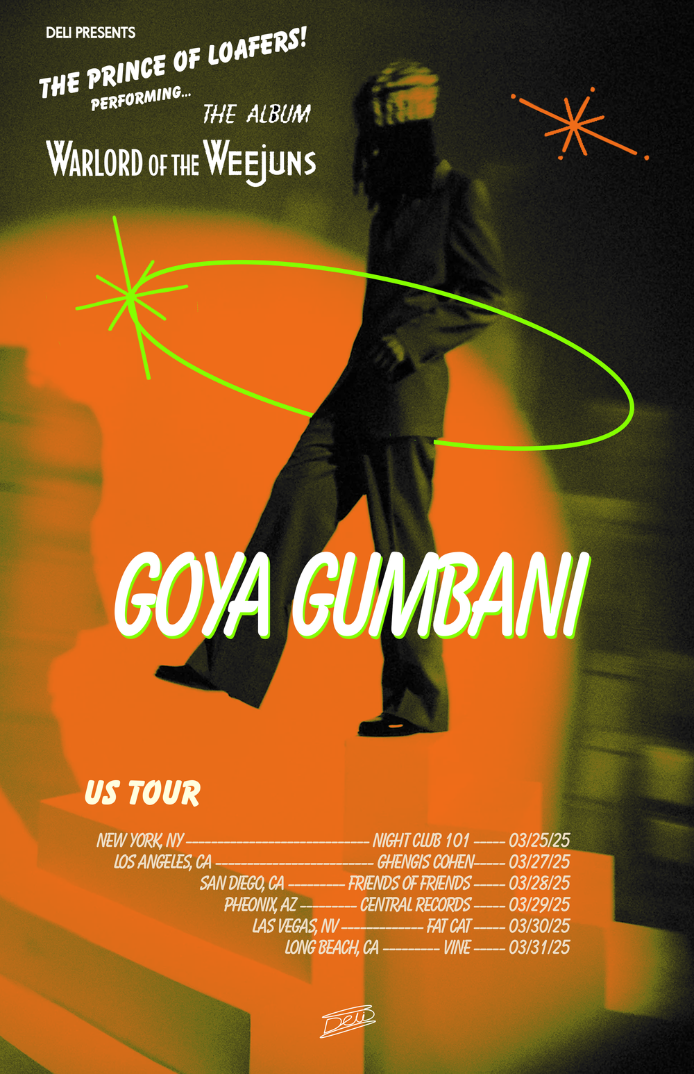 Deli poster archive: Goya / US tour