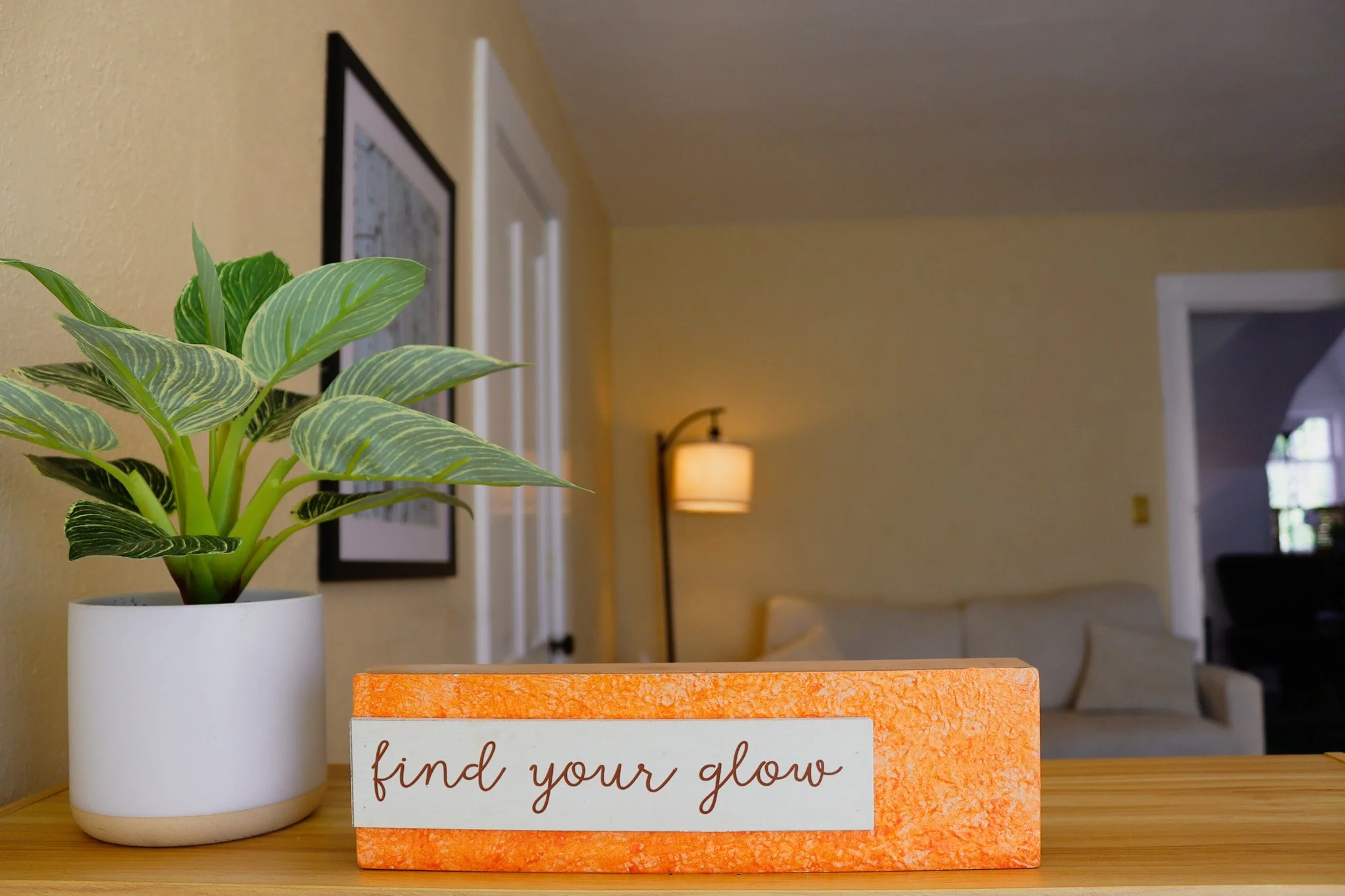 Therapy office at Spring EOP in Colorado Springs with a plant and natural light creating a calm, welcoming environment.