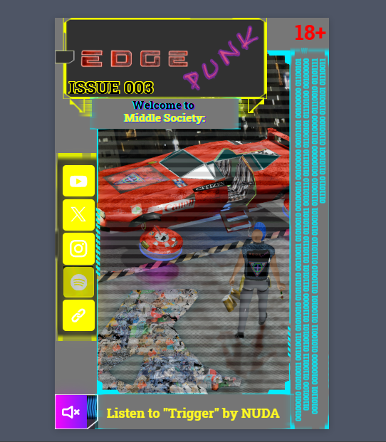 Edge Punk Issue 003: "Welcome to Middle Society" Digital Download