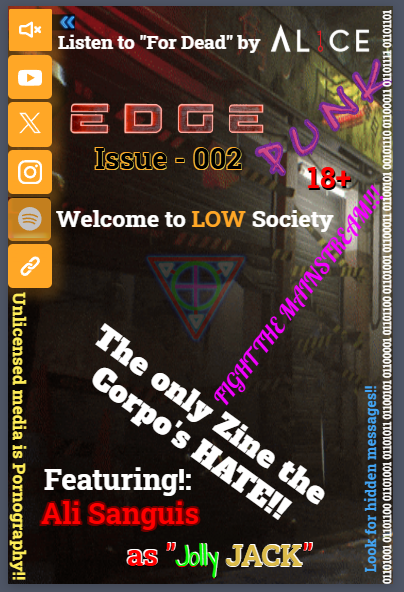 Edge Punk Issue 002: "Welcome to Low Society" Digital Download