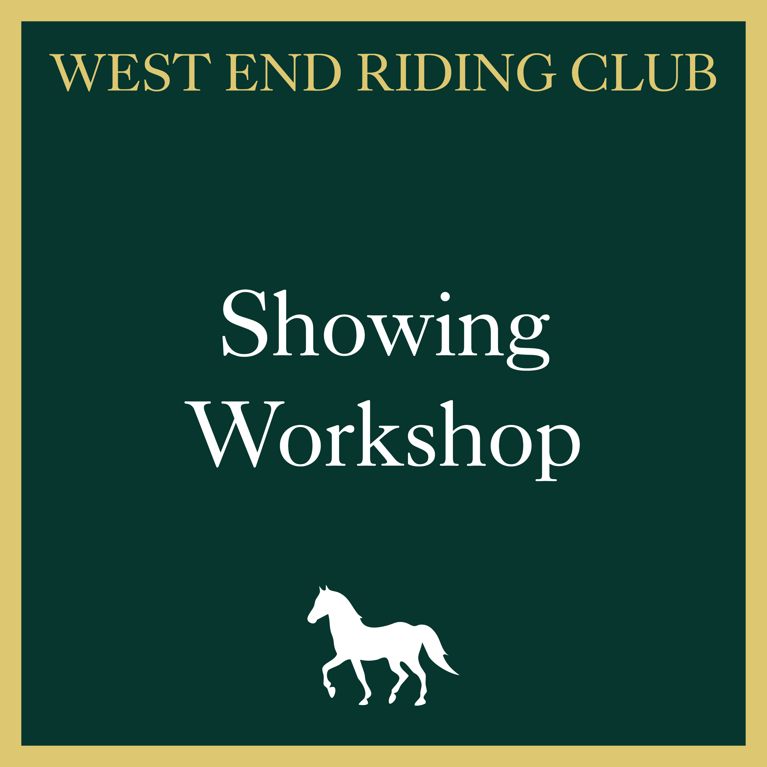 Showing Workshop for Inhand and Ridden: 19 April 2025