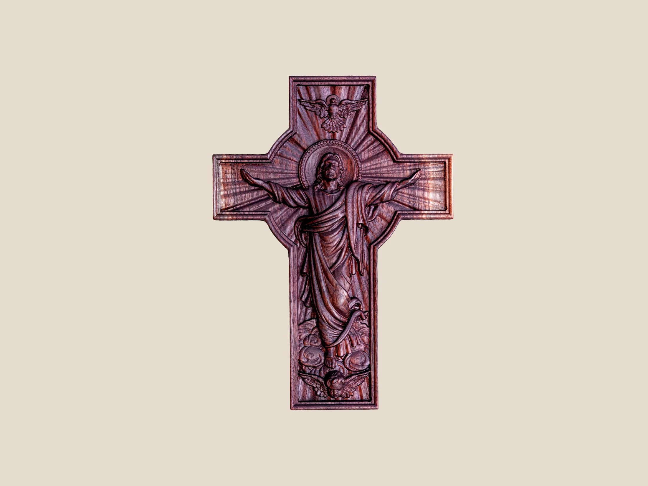 Crucifix 9 inches x 7 inches
