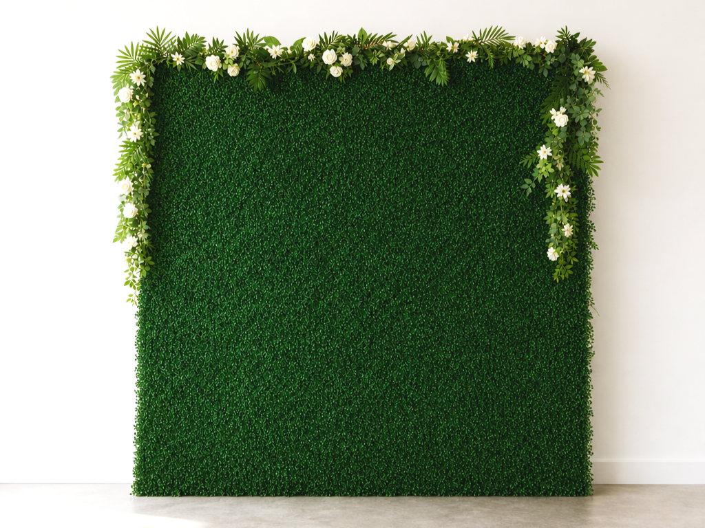 Green Accent Wall 8ft x 8ft