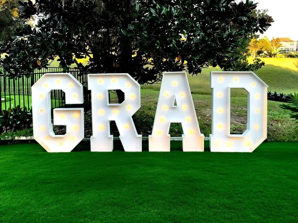 Grad Marquee Letters