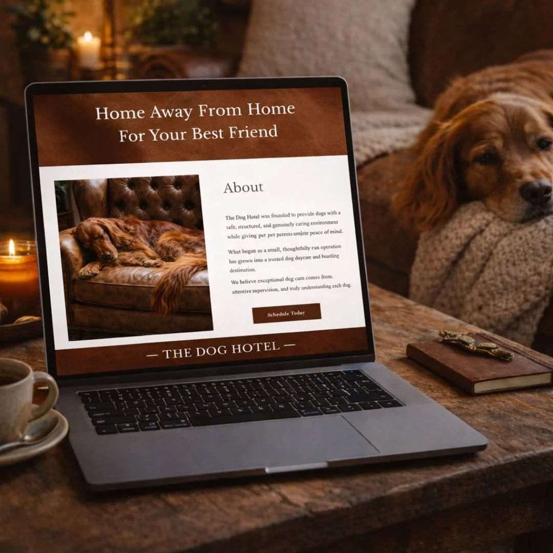 A Dog Boarding Website that Attracts More Customers
