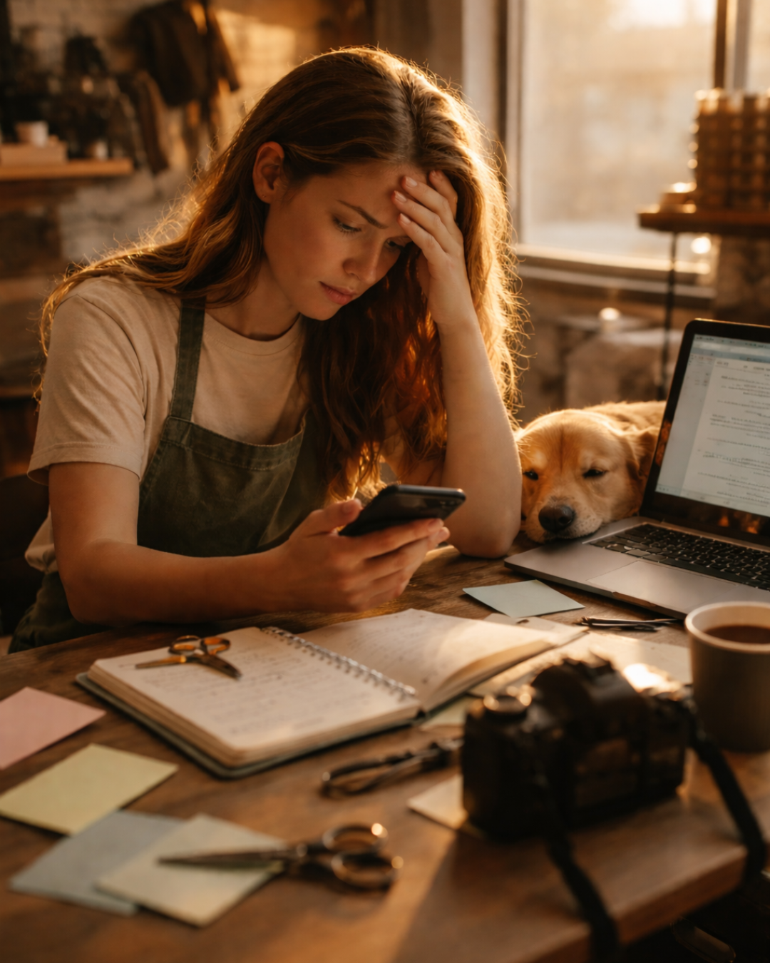 pet business owner overwhelmed