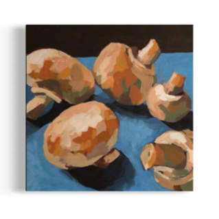 "Buttons" - 8" x 8" 