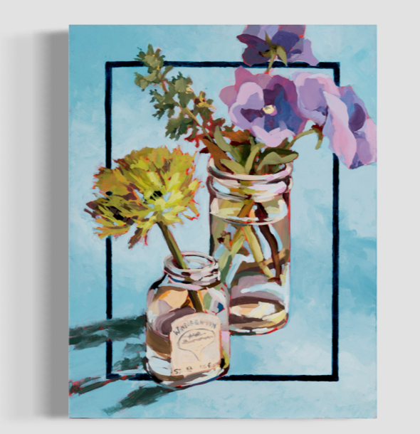"Little Jars #2 - "18 x 14"