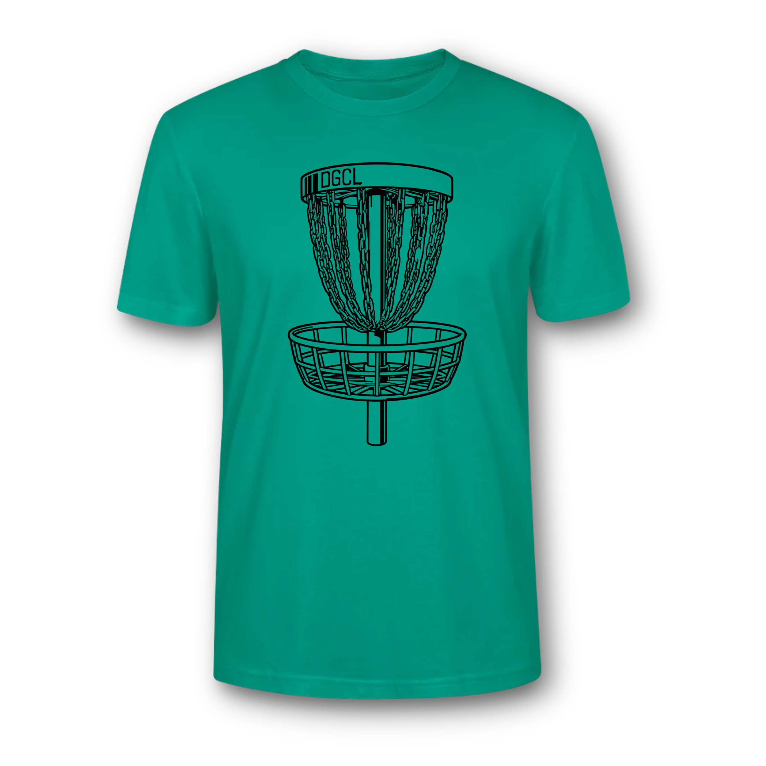 Disc Golf Clothing, DGCL Basket Silhouette, Stanley/Stella Crafter T-Shirt