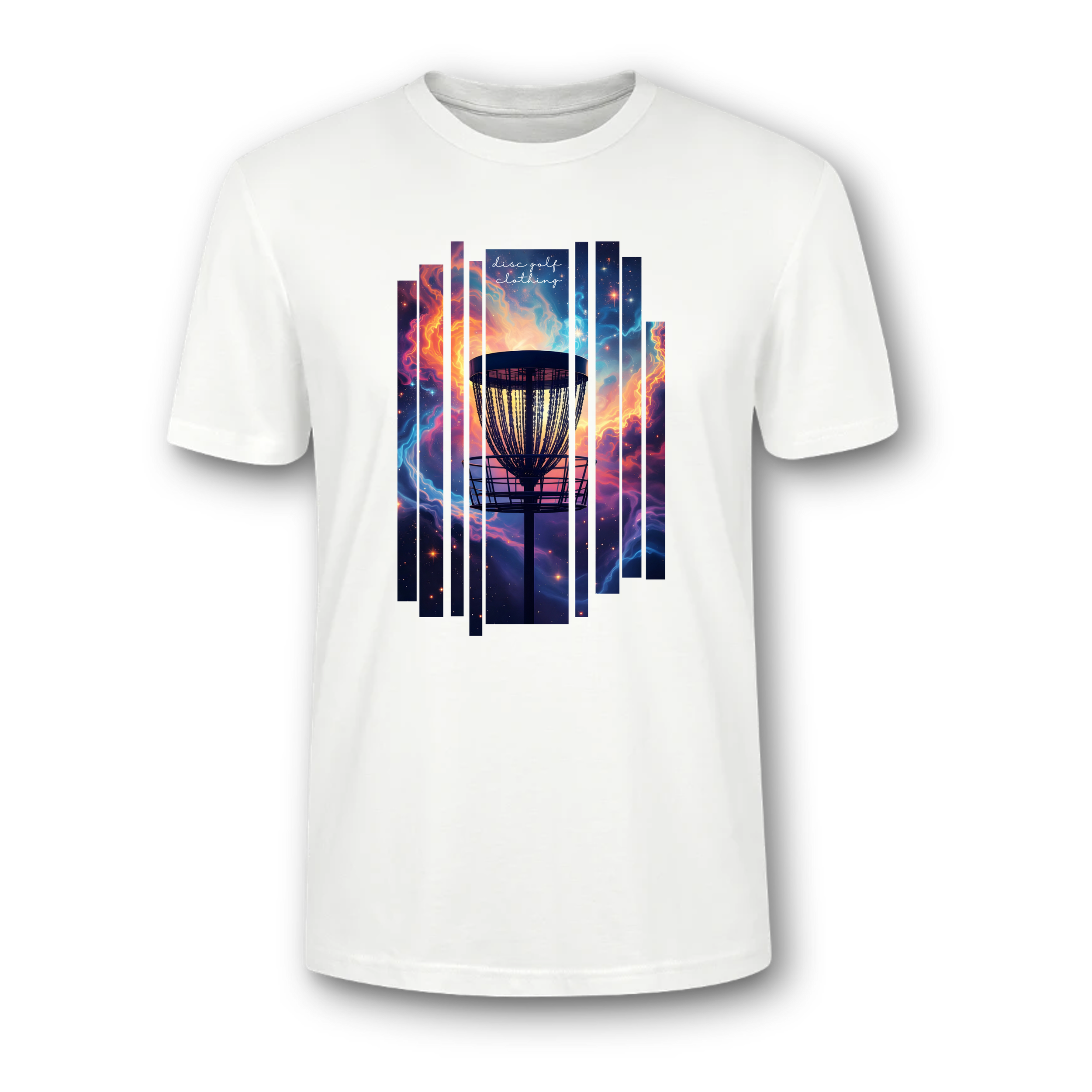 Disc Golf Clothing, DGCL Muti Color Splash, Gildan Männer T-Shirt