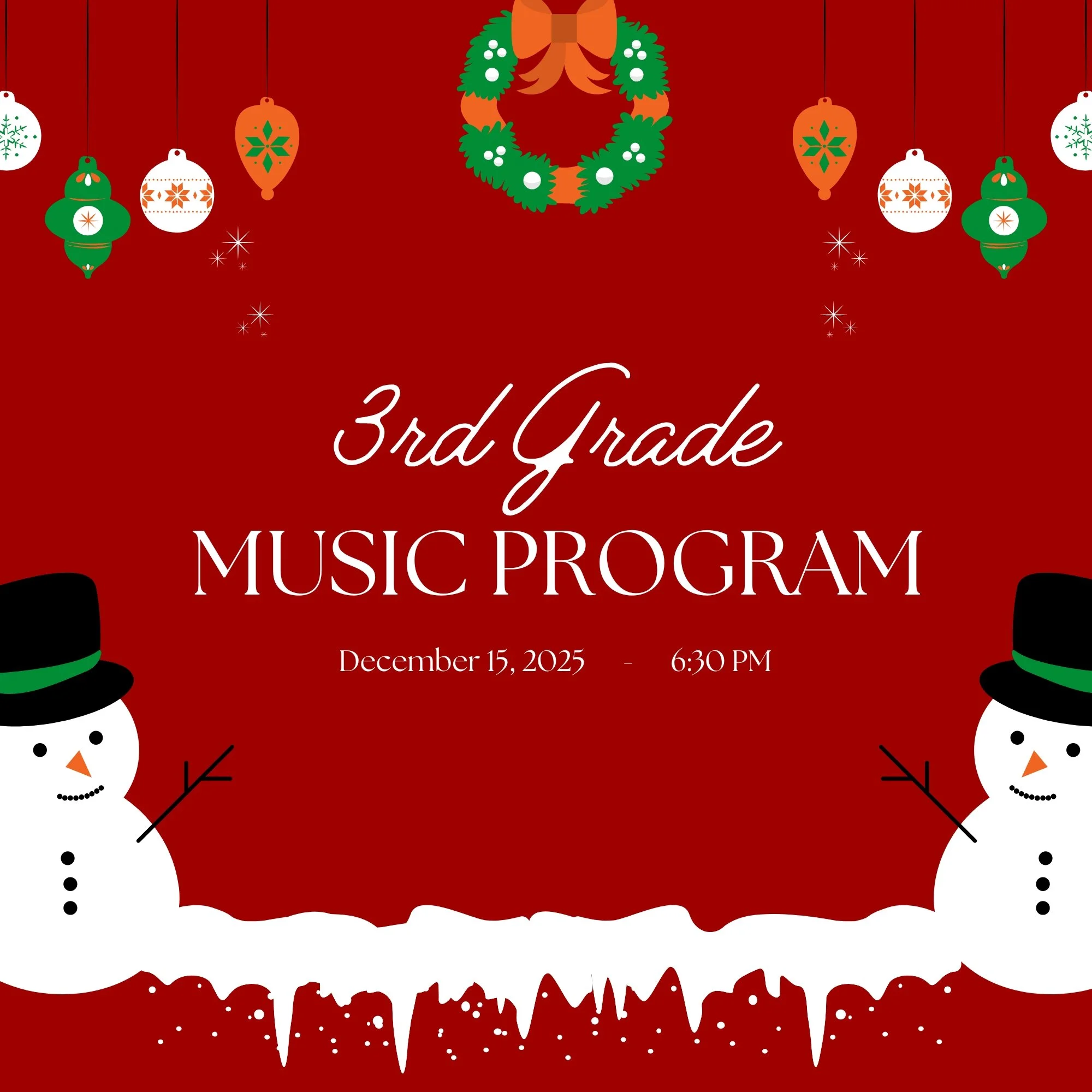 3rd Grade Music Program