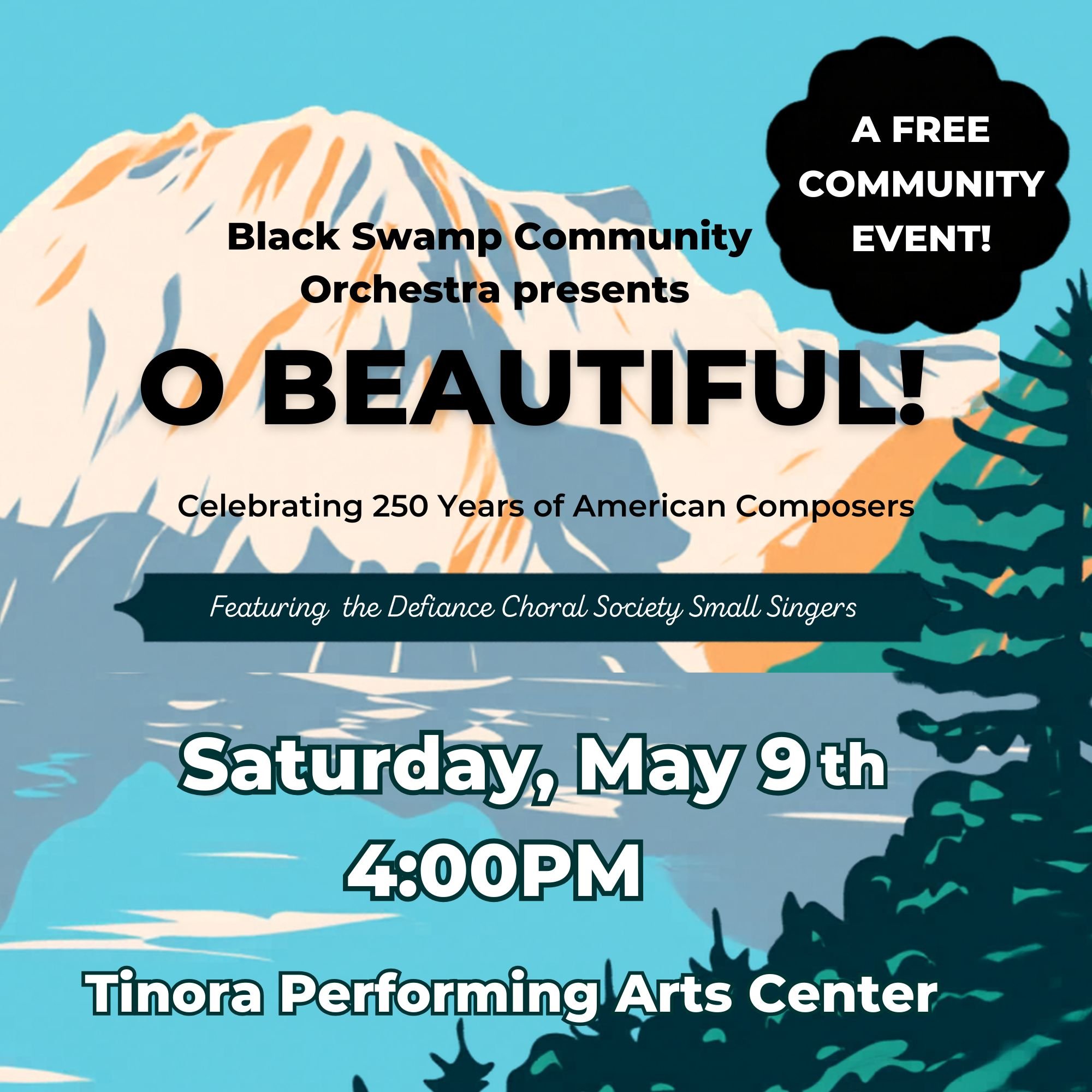 O Beautiful! – Black Swamp Community Orchestra Concert