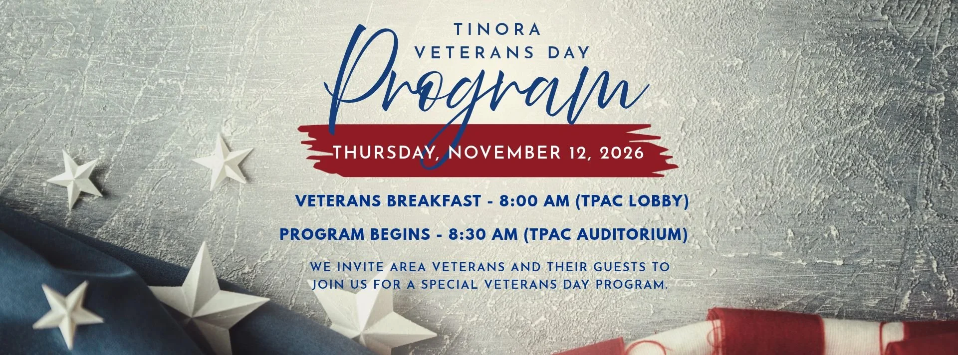 Veterans Day Program